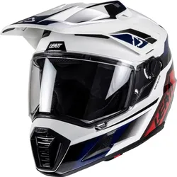 Leatt Adventure 8.5 Royal, Endurohelm - Weiß/Schwarz/Blau/Rot - XS