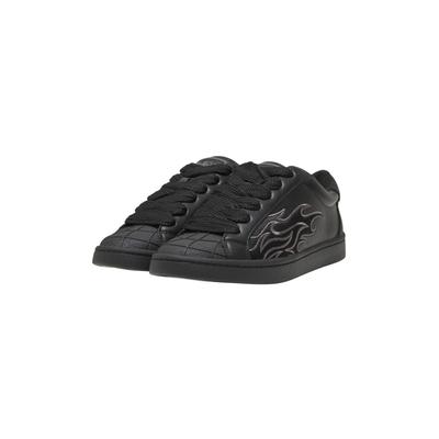 Sneaker BUFFALO "Buffalo LIBERTY FLAME OS", Damen, Gr. 37, schwarz, Polyurethan, Schuhe Sneaker