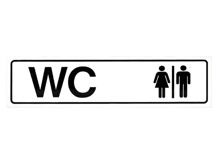 Schild WC-Symbol 20 × 5 cm