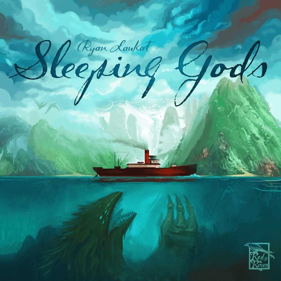 Sleeping Gods Tabletop Game by Red Raven, 29.6cm x 30.6cm x 11cm, Board and Card Games