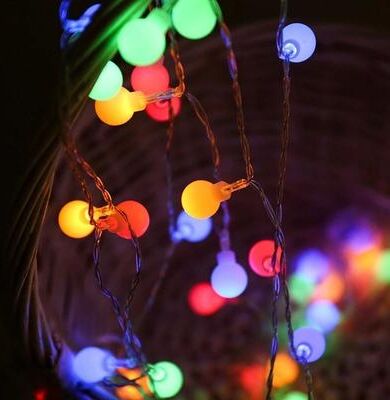 Uplift Picks 10M Ball LED String Lights USB Battery Powered Fairy Garland colorful usb 10 M 80 Leds