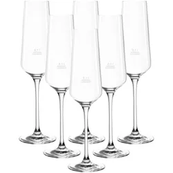 Leonardo Sektgläser geeicht Puccini Gastro-Edition, Weingläser, Transparent
