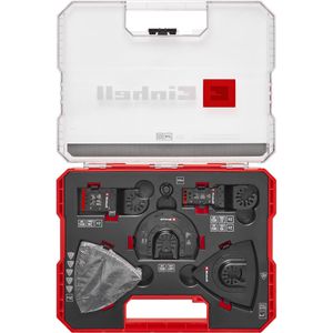 Einhell Multifunktionswerkzeug-Zubehör 49708135, KFZ-Multitool-Set, Metallbearbeitungs-Set, 35-teilig