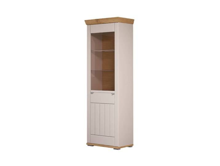 Wohn-Concept Country-L Vitrine Artisan Eiche Kaschmir