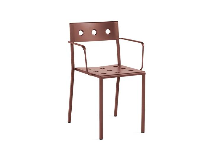 HAY Chaise Balcony iron red