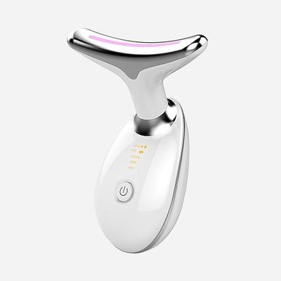 ems Thermal Neck Lifting und Tight Massager Elektrischer Mikrostrom Glattes Faltenwerkzeug LED-Photonen-Gesichtsschönheitsgerät Perfektes Geburtstagsgeschenk für Mutter, Mädchen, Frauen