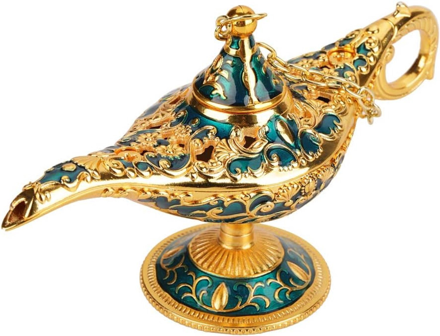 Aladdin Magic Genie lamp oosterse decoratie van gesneden metaal