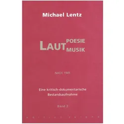 Lautpoesie/-musik nach 1945 (2 Bände), Belletristik von Michael Lentz