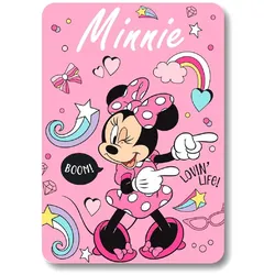Disney Disney Minnie Maus Kuscheldecke – Kinderdecke 140x100 cm