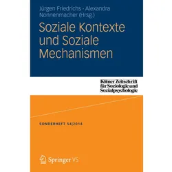 Soziale Kontexte und Soziale Mechanismen, Fachbücher