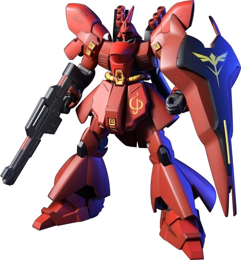 Bandai Gundam Char's Counterattack High Grade Sazabi plastic model bouwpakket 1/144
