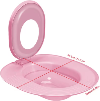 Inspire Curations Reusable Cat Toilet Training Kit For Litter Free Potty Training pink