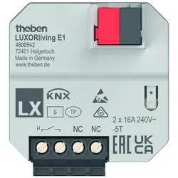 Theben 4800542 LUXORliving 1-fach Aktor UP für Elektroheizungen LUXORliving E1