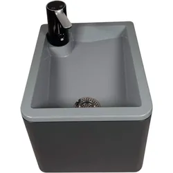 Trelino Splash Waschbecken S mobiles Waschbecken 4.5 Liter anthrazit