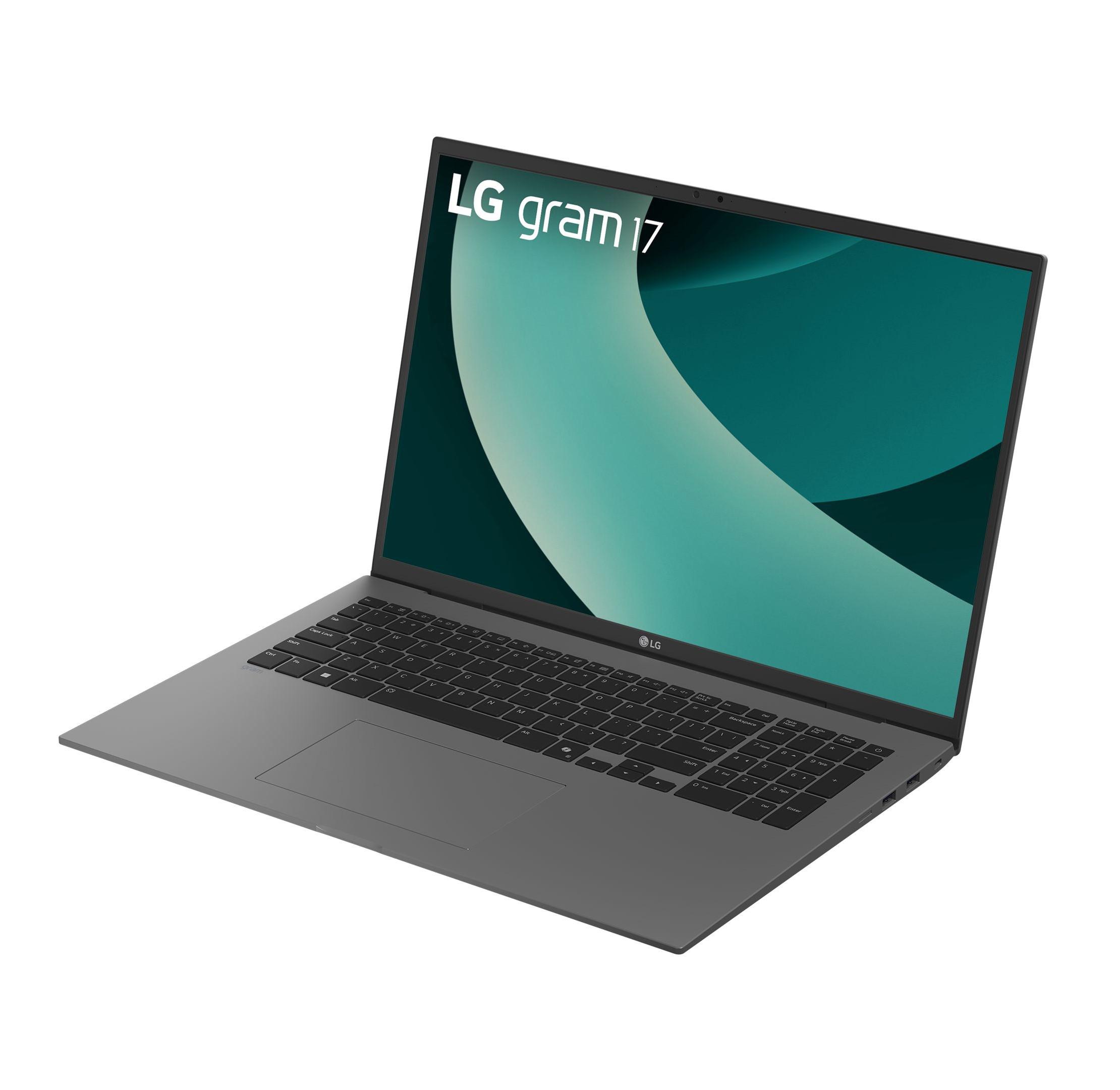 LG gram 17 17Z90TL-G.AU79G 17 Zoll Laptop Intel Core Ultra 7 256V 16 GB RAM 1 TB SSD Windows 11 Home Grau