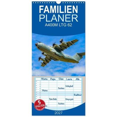 Familienplaner 2027 - A400M LTG 62 mit 5 Spalten (Wandkalender, 21 x 45 cm) CALVENDO