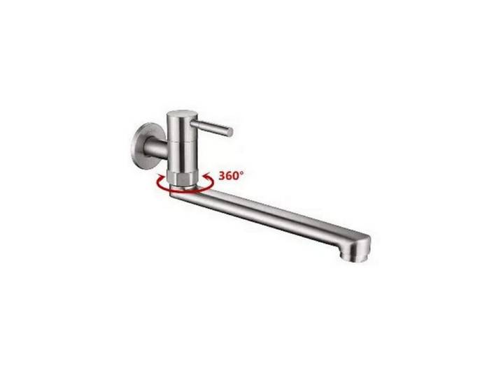 LuxusKollektion Küchenarmatur Küchenarmatur Kaltwasser Drahtzieherei 304 Edelstahl (1-St)