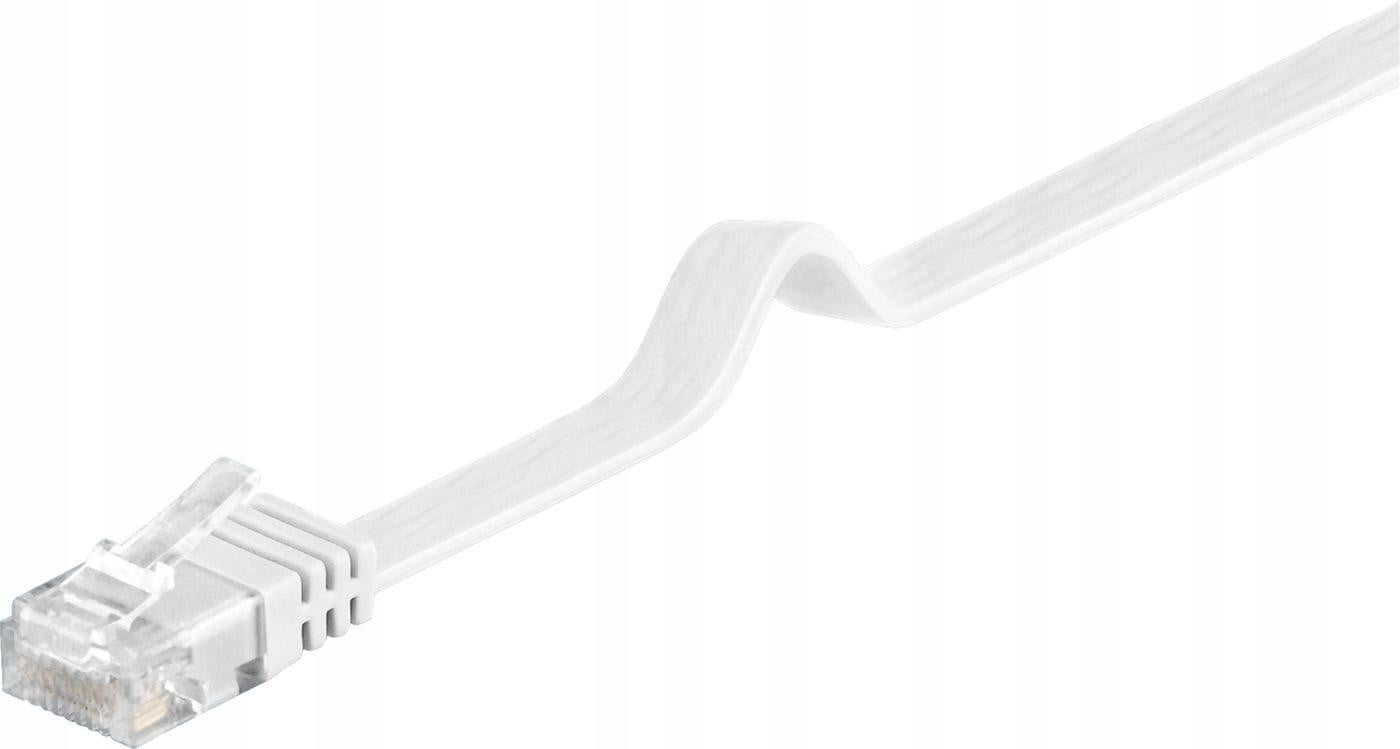 MicroConnect V-UTP605W-FLAT Cat6 U/UTP Netwerkkabel, 5 meter, wit