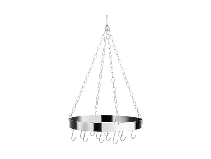 Deckenhängeregal „Round“ Silber FIFTY FIVE SOUTH