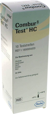 Roche Diagnostics Deutschland GmbH COMBUR 5 Test HC Teststreifen 10 St 00838594