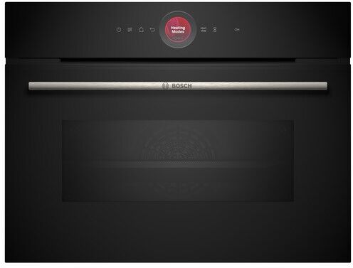 Bosch Horno compacto con microondas , 45 litros - CMG7241B1. Negro