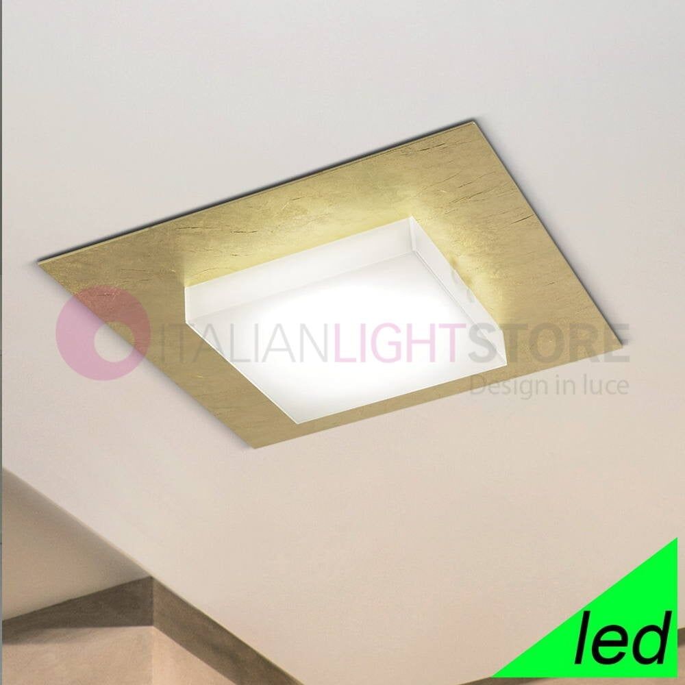 Candy Plafoniera Led Moderna L. 40 Design - Ossidato