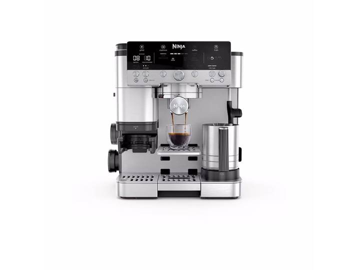Ninja ES601CH Luxe Café Premier Kaffeemaschine – Siebträgermaschine/Espressomaschine – edelstahl / schwarz