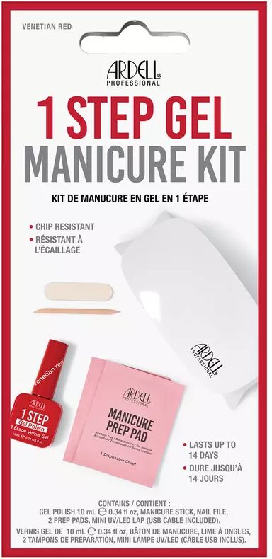 Ardell - 1 Step Gel Polish Starter Kit Venetian Red