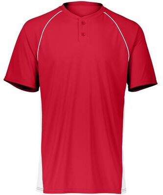 Augusta Sportswear A1560 Athletic Limit Jersey T-Shirt in Red/White size Small   Polyester 1560