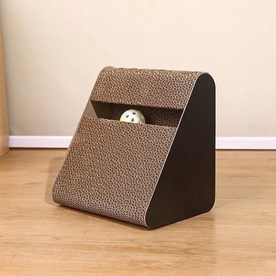 Uplift Essentials 2 in 1 Cat Scratch Cardboard With Rotating Tracking Ball s