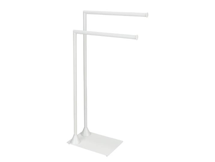 Valet serviettes Hella porte-serviettes : acier, laqué Blanc/Blanc 41 x 79 x 20cm