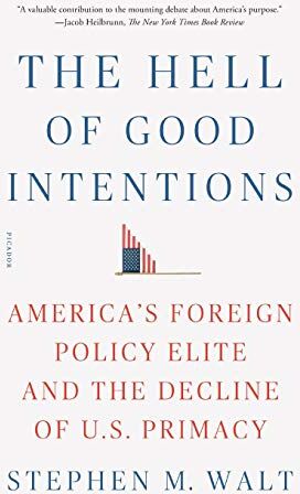 Walt, Stephen M. - The Hell of Good Intentions: America's Foreign Policy Elite and the Decline of U.S. Primacy - Preis vom 10.10.2026 11:48:34 h
