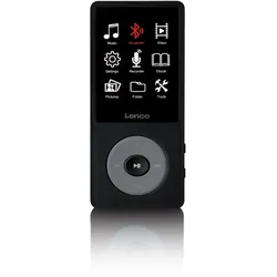 Lenco MP3/MP4-Player mit Bluetooth® und 8 GB internem Speicher Schwarz
