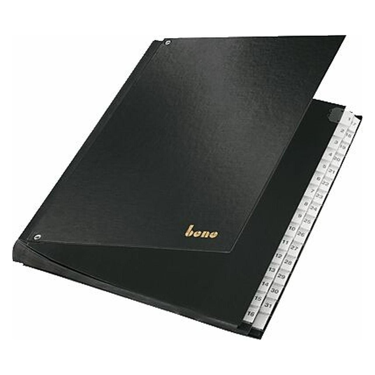 Bene Pultordner 1-31 schwarz (A4) (75416SW)