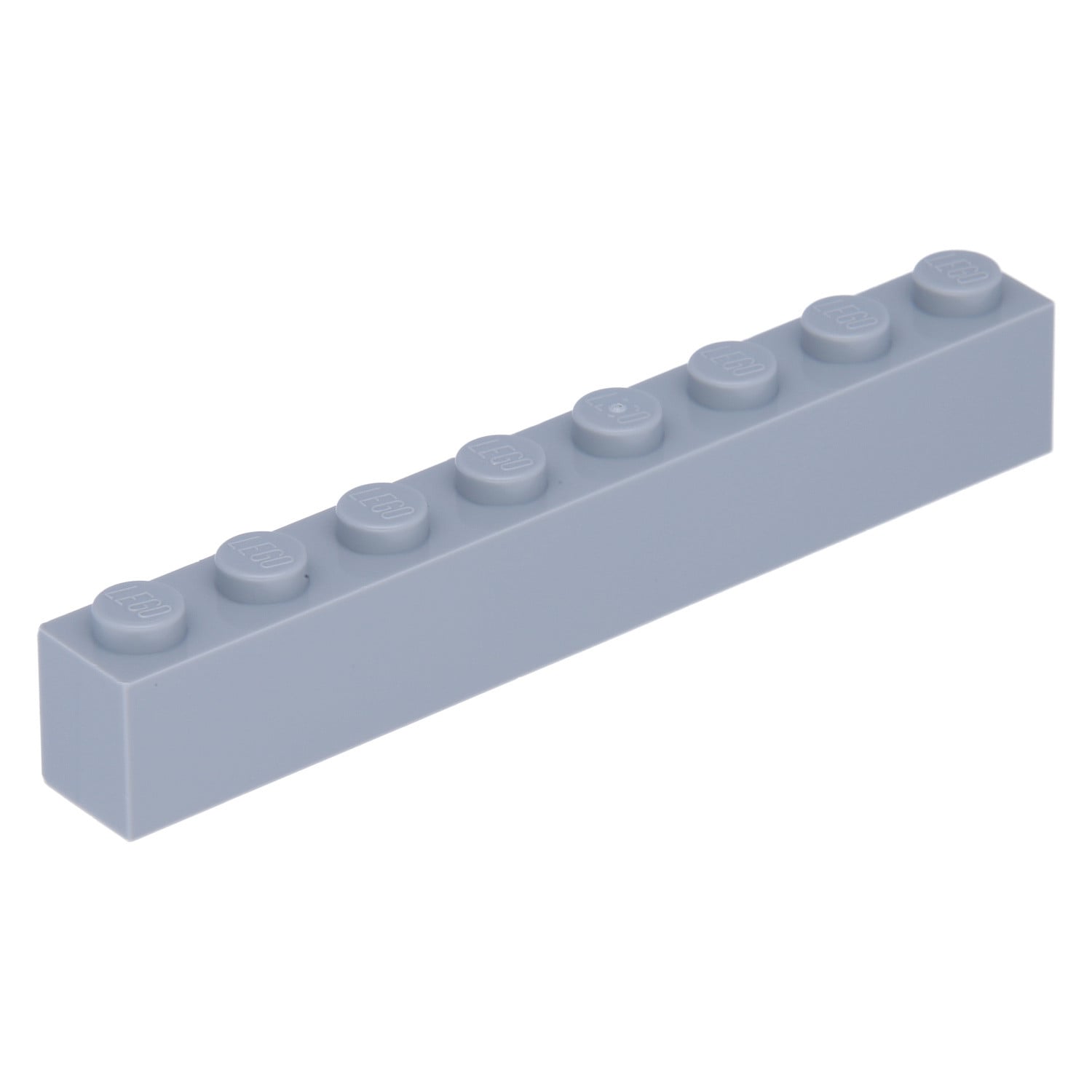 Lego 100 stuks basisstenen 1x8 lichtblauw