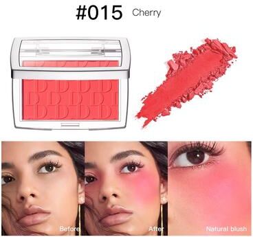 Inspired Finds Soft Matte Blush Powder Waterproof Natural Cheek Tint Blush Long Lasting Face Brightening Rouge cherry