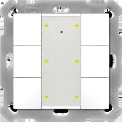 MDT BE-TA55P6.G2, Schalter + Taster, Weiss