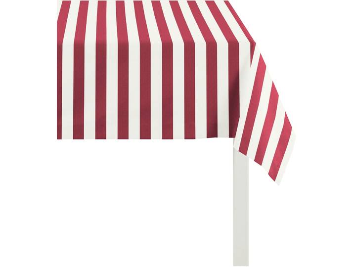 Mitteldecke APELT DELFI, LOFT STYLE, Jacquard , rot (rot, weiß), B:90cm L:90cm, Polyester, Tischdecken, Mitteldecke
