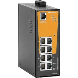 Weidmüller IE-SW-AL08M-8GT (8 Ports), Netzwerk Switch, Grau