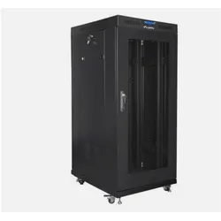 Lanberg rack - 27U (27 HE, 19 Zoll Rack), Serverschrank, Schwarz