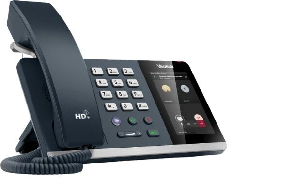 Yealink MP54 Teams Reconditionné Téléphone de bureau reconditionné optimisé pour Microsoft Teams avec audio HD, écran tactile 4" et compatibilité