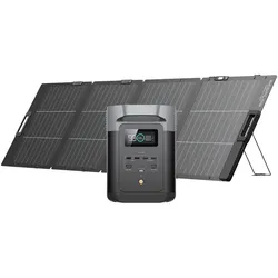 EcoFlow DELTA 2 Tragbare Powerstation - DELTA 2 + 220W Tragbares Solarpanel