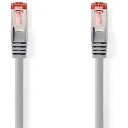 Nedis Cat 6 Kabel | RJ45 Stecker | RJ45 Stecker | S/FTP | 7.50 m | rund | LSZH | Grau | Plastikbeutel
