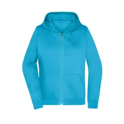 Ladies' Promo Zip Hoody - L - turquoise