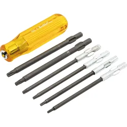 WEX 99XTD7N - 7-teiliges Torx®-Schraubendreher-Klingenset