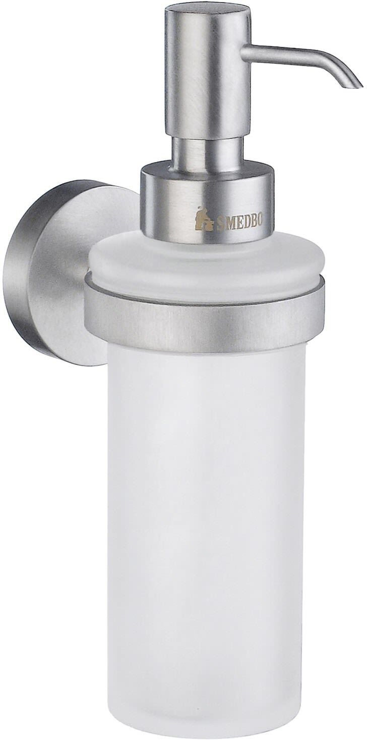 Smedbo Home Seifenspender, für Wandmontage, Accessoires, HS369, chrom matt