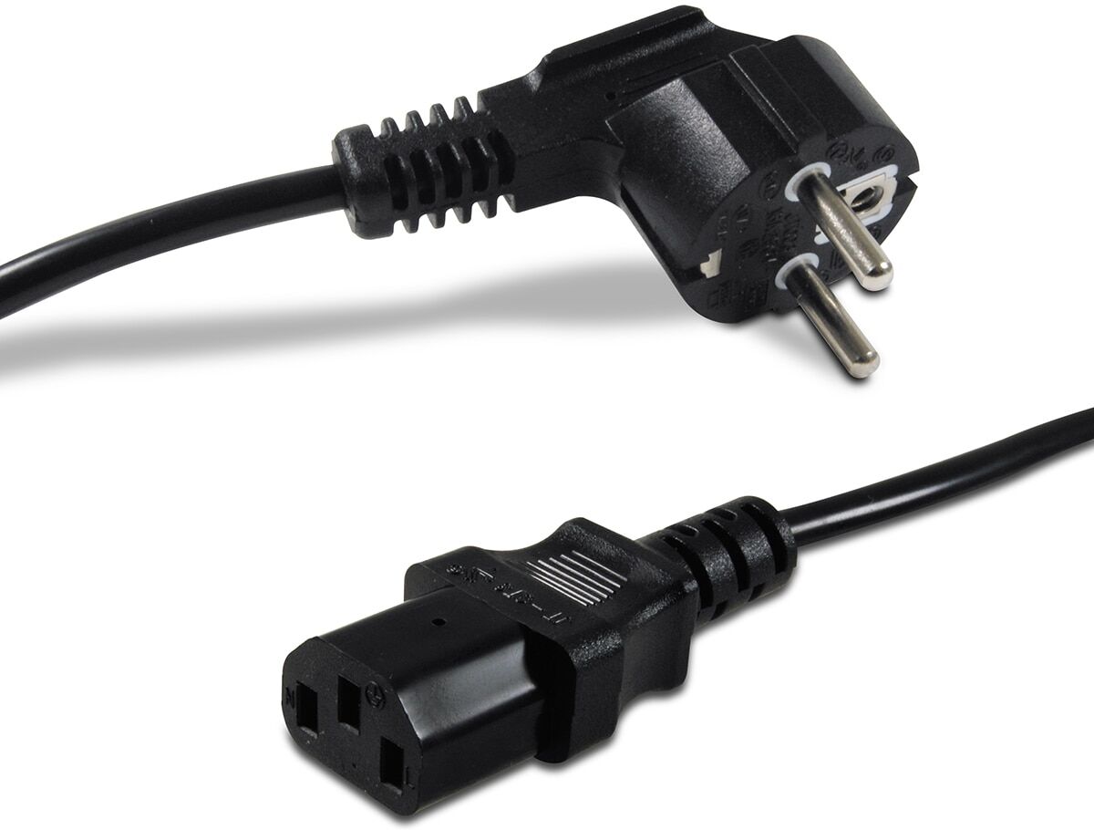 Metronic Cable Alimentación Red C13. Negro