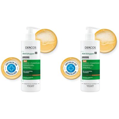 Vichy Dercos Anti-Schuppen 2in1 Shampoo Condition. x2 2x390 ml