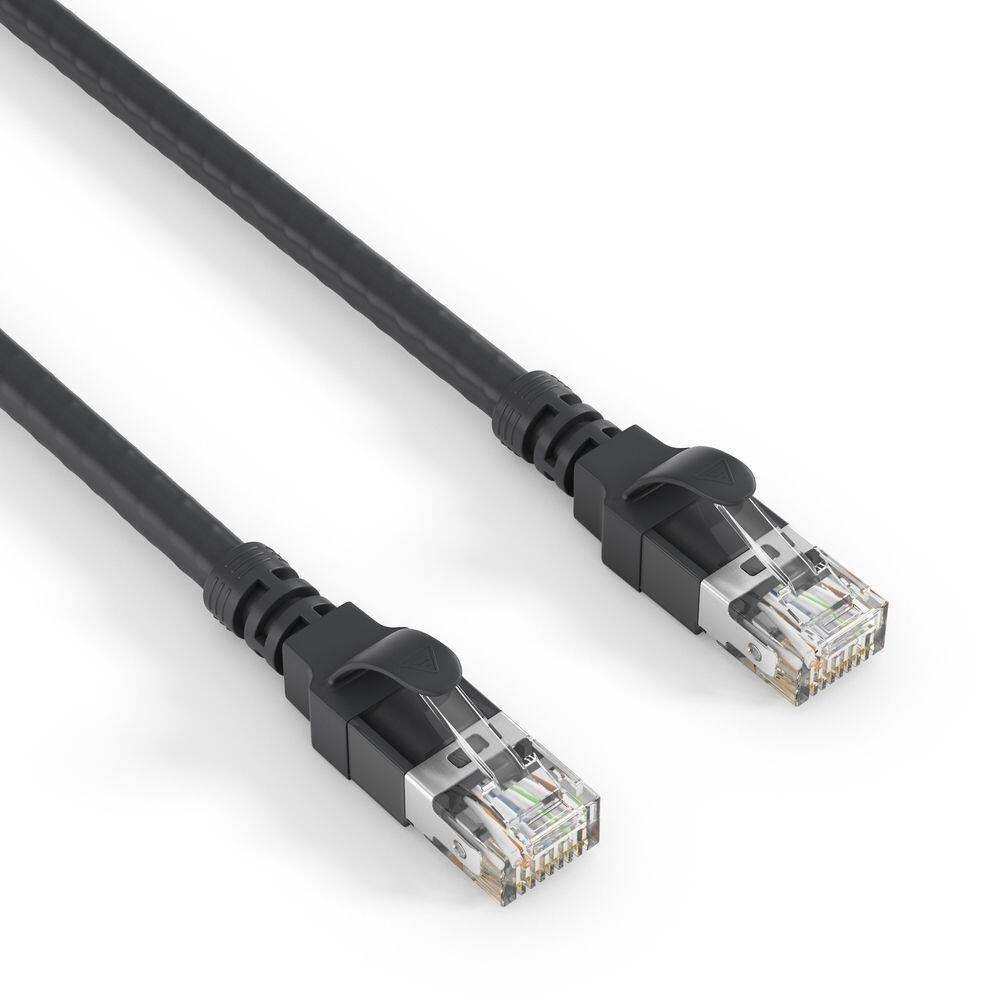 PureLink HDBaseT-zertifiziertes CAT 6A Patchkabel. S/FTP - LSOH - AWG 26 - schwarz - 0,50m MC1000-005