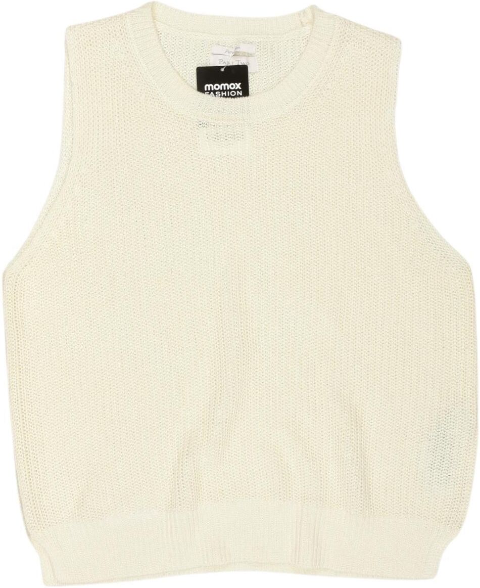 Part Two Damen Pullover, Cremeweiß, Gr. S, Leinen - Second Hand